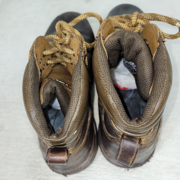 Hawx Boots Mens Sz 13 D Brown Enduro Comp Toe Gorpcore Workwear Leather Shoes main image 12